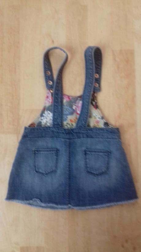 Riflová suknička, zara,80