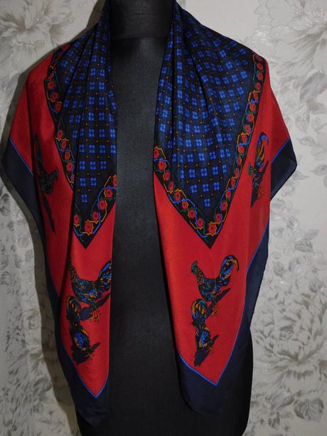 Kvalitná luxusna hodvabna elegantná šatka, xl