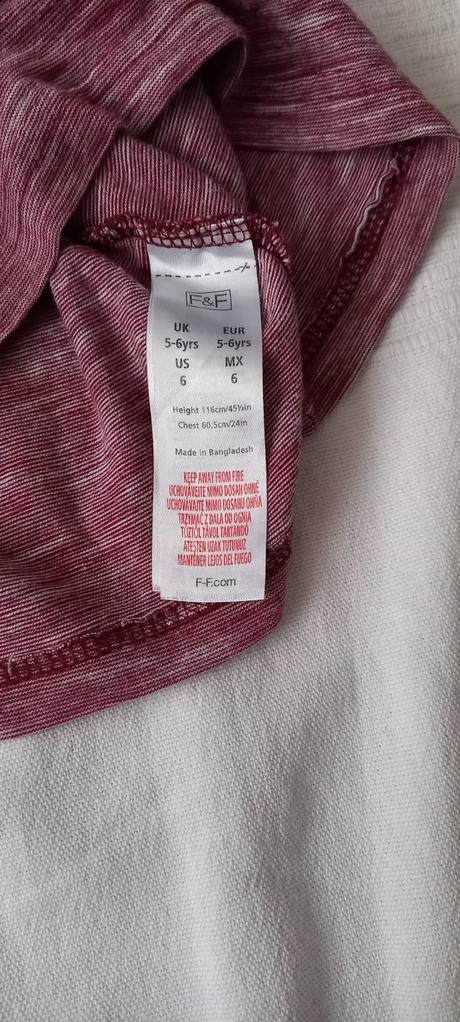 Tričko s dlhým rukávom, f&f,116