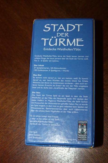 Hra stadt der turme - od 6 rokov, 