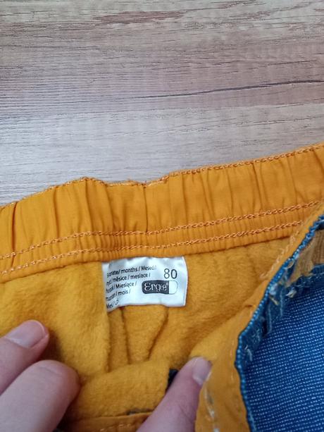 Zateplené nohavice, kik,80