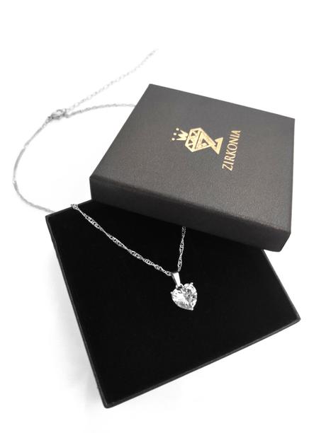 Nový náhrdelník so srdiečkom z chirurgickej ocele, 