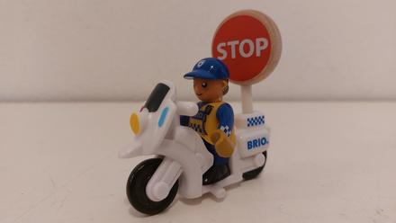 Brio policajná motorka,