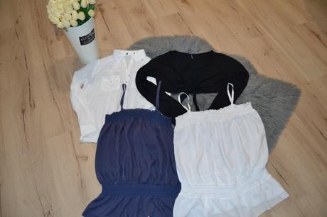 Balík dámskych blúzok 4ks/7e, veľkosť l, l