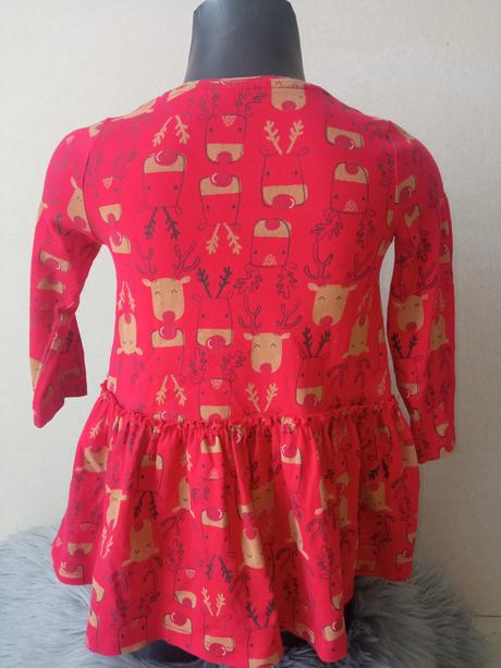 Dievčenské šaty vianoce f&f (18-24 mes.), 92