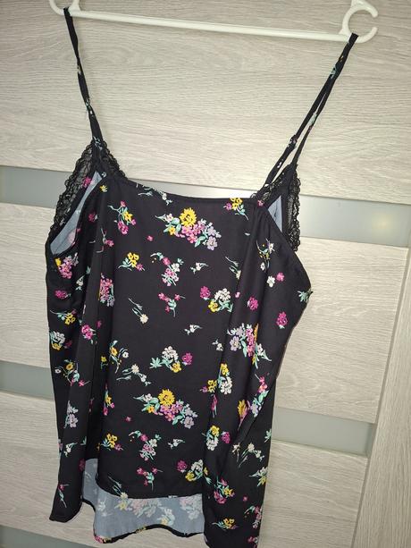 Satenovy top na ramienka, vero moda,l