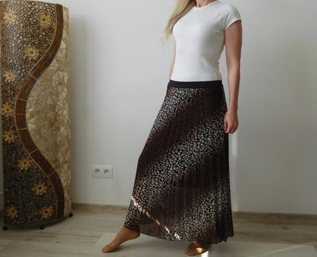 Plysovaný tyl suknička dlhá 90 cm,, 36
