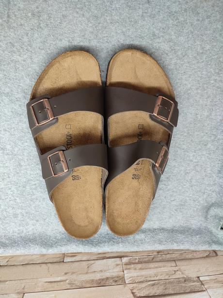 Birkenstock 50 - pánske kožené sandále, birki,50