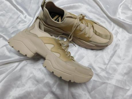 Damske béžové sneakersy/tenisky, 38