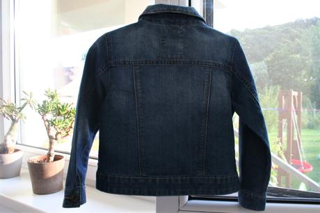 Jemná elastická rifľová bundička c&a, palomino,110