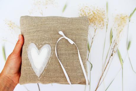 Vankúšik pod obrúčky ľanový, 