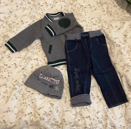 Mikina a nohavice, richelieu,80