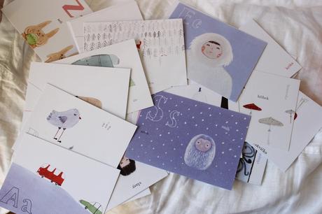 Kartičky abeceda od výtvarničky, 