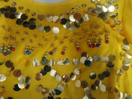 2 dielny orientálny kostým na brušný tanec, xl, 