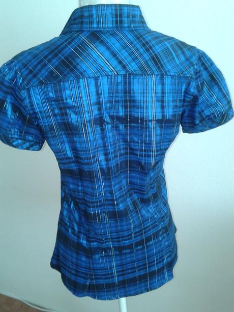 Jasnomodrá elastická blúzka 38, 38