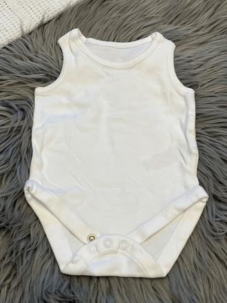 Chlapčenské tielkové body biele f&f (62), f&f,62