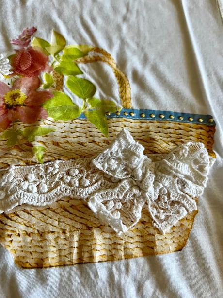 Tričko s košíkom s kvetmi a mašľou, mayoral,128