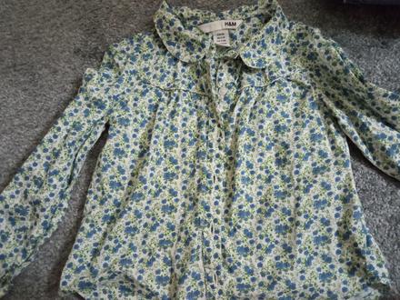 Blúzka, košeľa, h&m,98