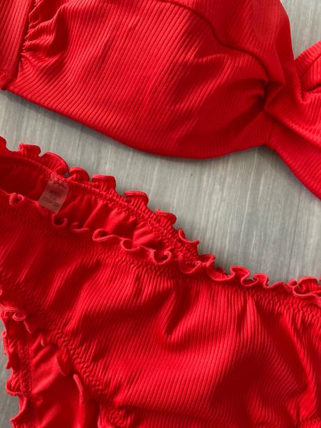 Bikini victorias secret 80c/m top stav červené, victoria's secret,m