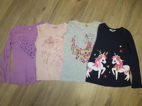 Tričká s dlhým rukávom, 128