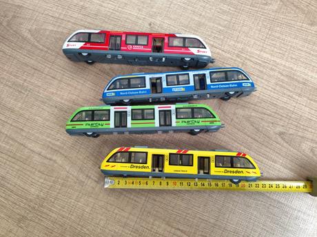 Metro vlaciky so zvukom,  4ks, 