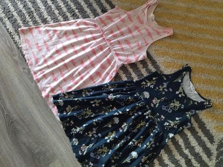 Kvetinkové šaty 122/128, h&m,122