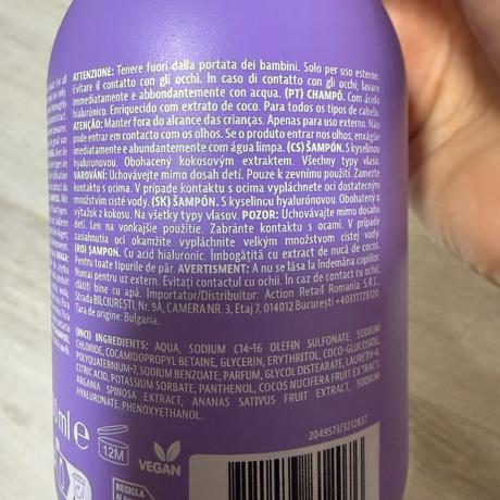 Šampón, maska, balzam na pery,