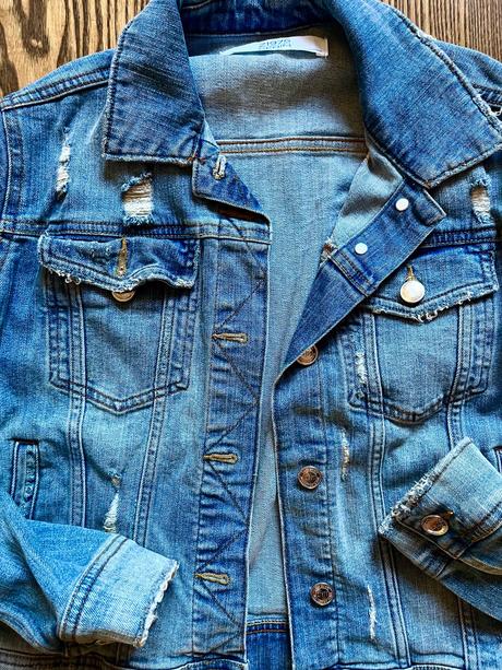 Rifľová bunda, zara,s