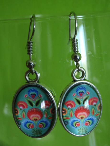 Náušnice rôzne aj folk ľudový motív,