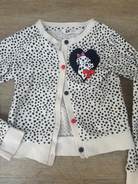 Tenší sveter 101 dalmatíncov, h&m,110