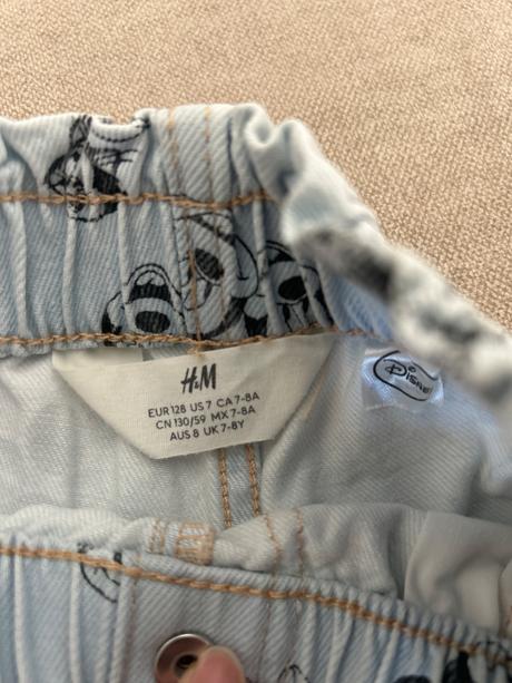 Džinsove šortky, h&m,128
