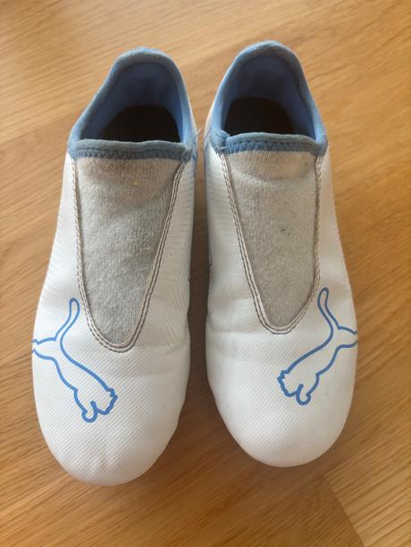Biele kopacky puma, vel 33 2c, puma,33
