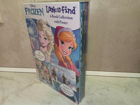 Disney frozen - look and find - 4 books + poster, 