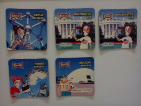 Magnetky kostíci- strašidlá,štáty,zvieratká,čísla, 