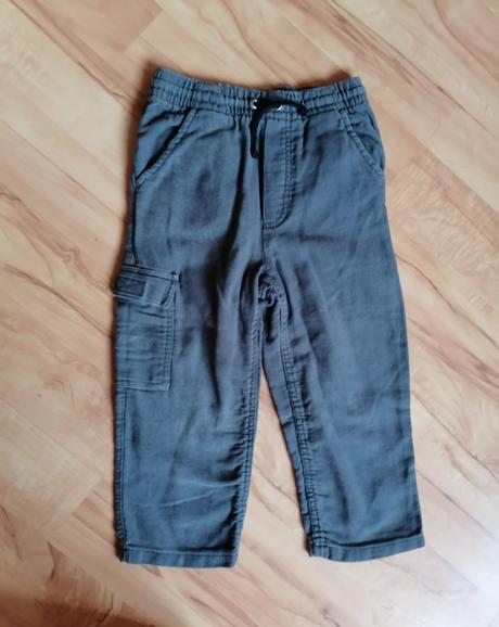 Šedé nohavice - 98 h&m, h&m,98