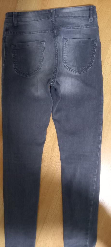 Rifle denim s vyšším sedom, denim,s