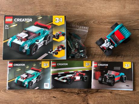 Lego creator 3 in 1 zavoďák, 