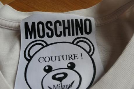 Moschino icon bear original luxusne dlhsie tricko, moschino,s