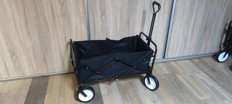 Prenosný, plážový, kempingový, skladateľný vozík,