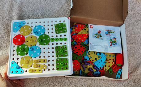 Kreatívna stavebnica - create & screw mosaic builg, 