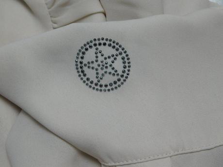 Luxusna bluzka s roll-up rukavom, 48