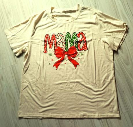 Vianočné tričko "mama", v. xxl, xxl