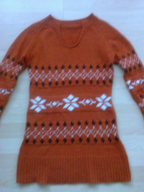 Predĺžený pulóver, s