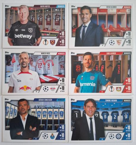 Futbalové karty topps match attax extra 2023/2024, 