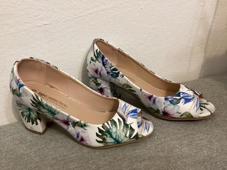 Kvetinkové topánky bonprix, 35
