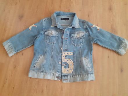 Riflová bunda s 3/4 rukávmi, 176