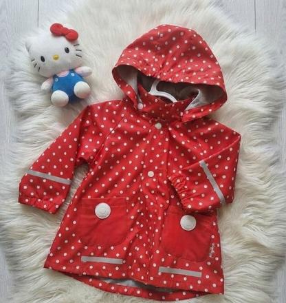 Pogumovaná bodkovaná bundička, playshoes,80