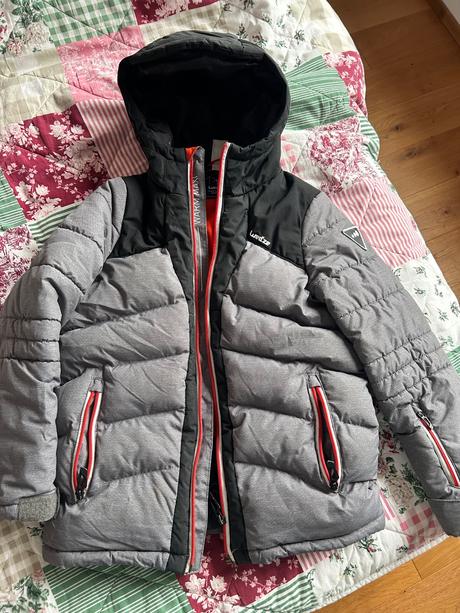 Paradna teplucka zimna bunda, decathlon,128