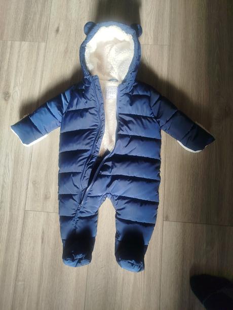 Zimna detska kommbineza veľkosť 3-6 mesiaov .top s, f&f,68