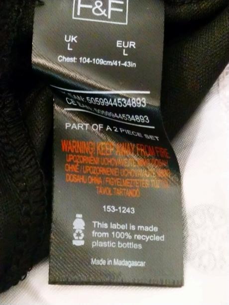 Pánsky 2-dielny červeno čierny kostým upír, f&f, l,